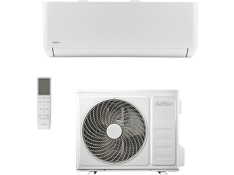 Aire acondicionado Split 1 x 1 - Daitsu Mural Artic Plus DS-9KTP-6, 2245 fg/h, Wi-Fi, Blanco