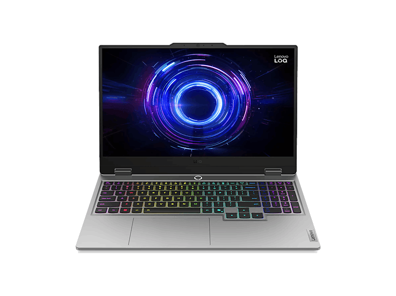 Portátil gaming - Lenovo LOQ 15IRX10, 15.6" Full-HD, Intel® Core™ i7-13650HX, 32GB RAM, 1TB SSD, GeForce RTX™ 5060, Sin sistema operativo, Gris