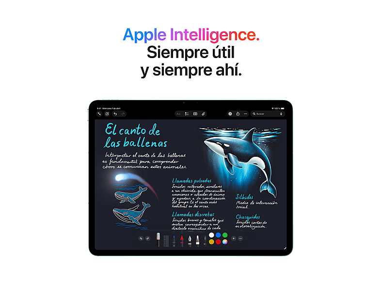 Tablet - Apple iPad Air (2026), 128 GB, Azul, 13" Liquid Retina, WIFI + CELL, Chip M4, 9 GPU — foto 5