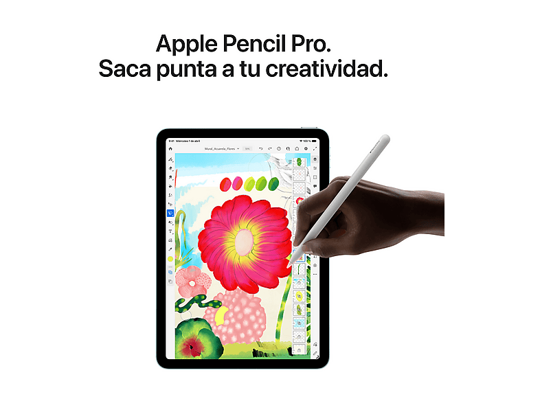 Tablet - Apple iPad Air (2026), 128 GB, Azul, 13" Liquid Retina, WIFI + CELL, Chip M4, 9 GPU — foto 6