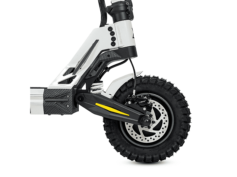 Patinete eléctrico - Ecoxtrem M41 Armored Dual LR, Pot. máx. 3200 W, Carga máx. 120 kg, 85 km autonomía, 24000 mAh, Blanco — foto 3