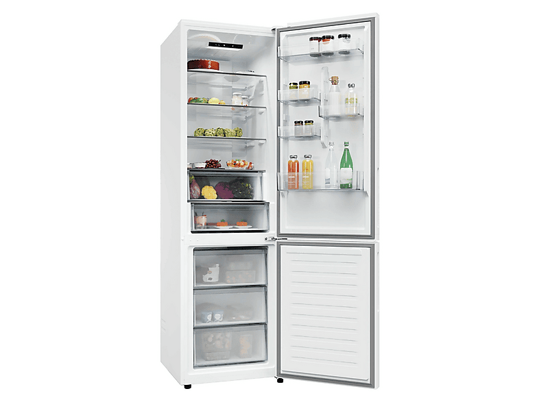 Frigorífico combi - Candy CNCQ2T620CW, No Frost, 205 cm, 409 l, Iluminación LED, Blanco — foto 5