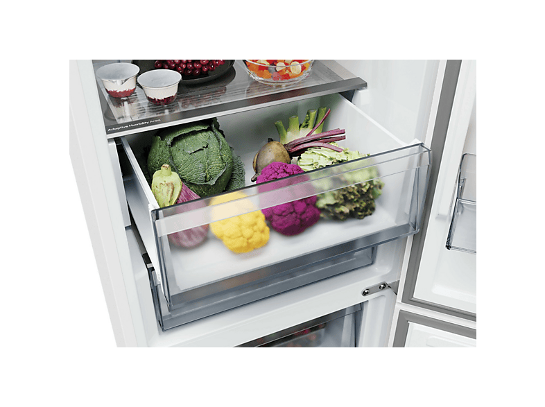 Frigorífico combi - Candy CNCQ2T620CW, No Frost, 205 cm, 409 l, Iluminación LED, Blanco — foto 7
