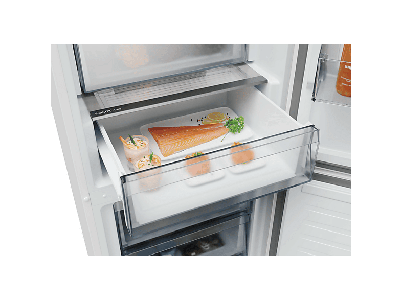Frigorífico combi - Candy CNCQ2T620CW, No Frost, 205 cm, 409 l, Iluminación LED, Blanco — foto 8