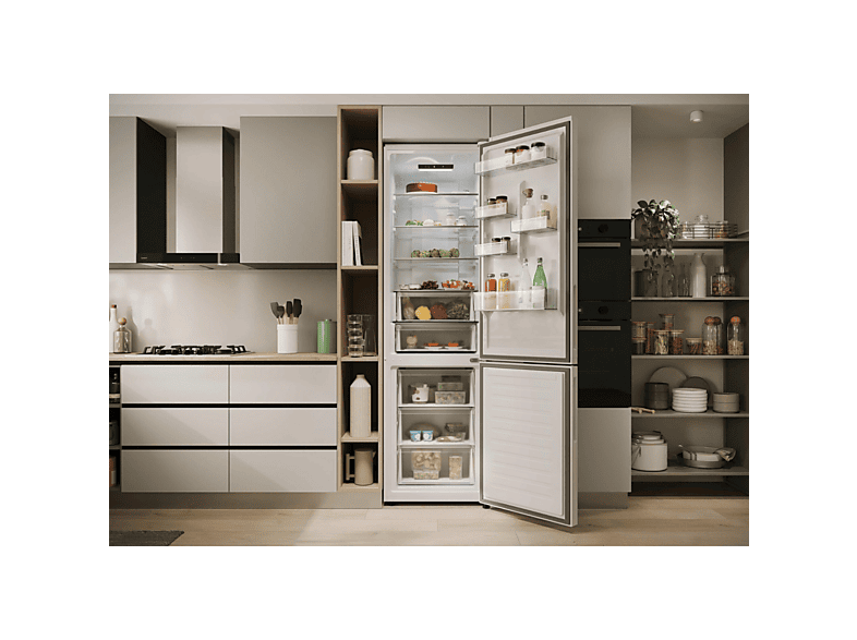 Frigorífico combi - Candy CNCQ2T620CW, No Frost, 205 cm, 409 l, Iluminación LED, Blanco — foto 13