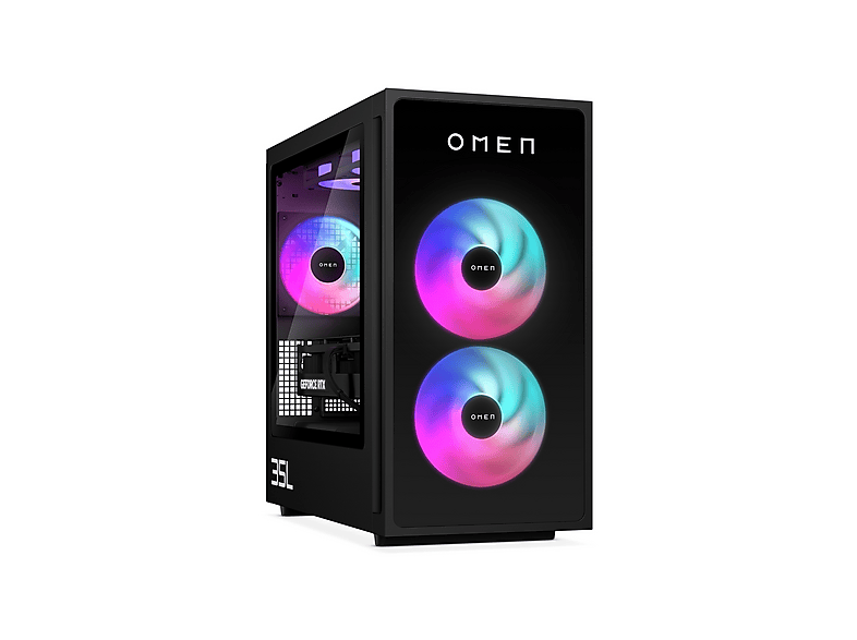 PC Gaming - HP Omen GT16-0056NS, Intel Core i7-14700F, 16 GB RAM, 1 TB SSD, GeForce RTX™ 5060 Ti, FreeDOS (Sin sistema operativo), Negro — foto 2