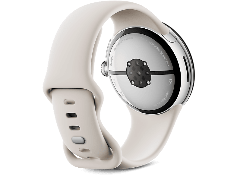 Smartwatch - Google Pixel Watch 3, AMOLED, 45 mm, S-L, Aluminio 100% reciclado, Porcelana — foto 5