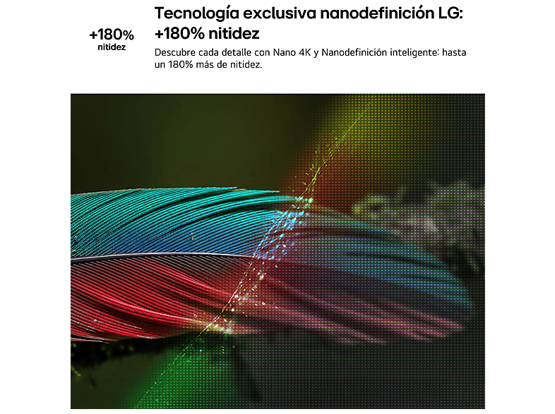 TV LED 55" - LG 55NU850B6LA, UHD 4K, Procesador Inteligente α7 AI Processor 4K Gen9, Smart TV, DVB-T2 (H.265), Negro — foto 8