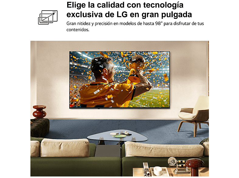 TV LED 55" - LG 55NU850B6LA, UHD 4K, Procesador Inteligente α7 AI Processor 4K Gen9, Smart TV, DVB-T2 (H.265), Negro — foto 11