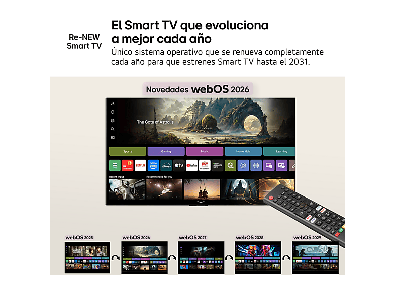 TV LED 55" - LG 55NU850B6LA, UHD 4K, Procesador Inteligente α7 AI Processor 4K Gen9, Smart TV, DVB-T2 (H.265), Negro — foto 14