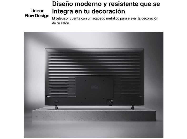 TV LED 55" - LG 55NU850B6LA, UHD 4K, Procesador Inteligente α7 AI Processor 4K Gen9, Smart TV, DVB-T2 (H.265), Negro — foto 16